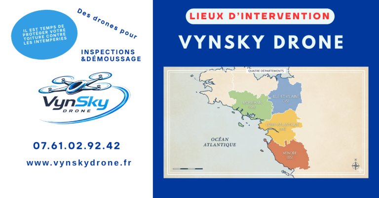 Zone d'interventions Zone d'intervention Vynsky Drone